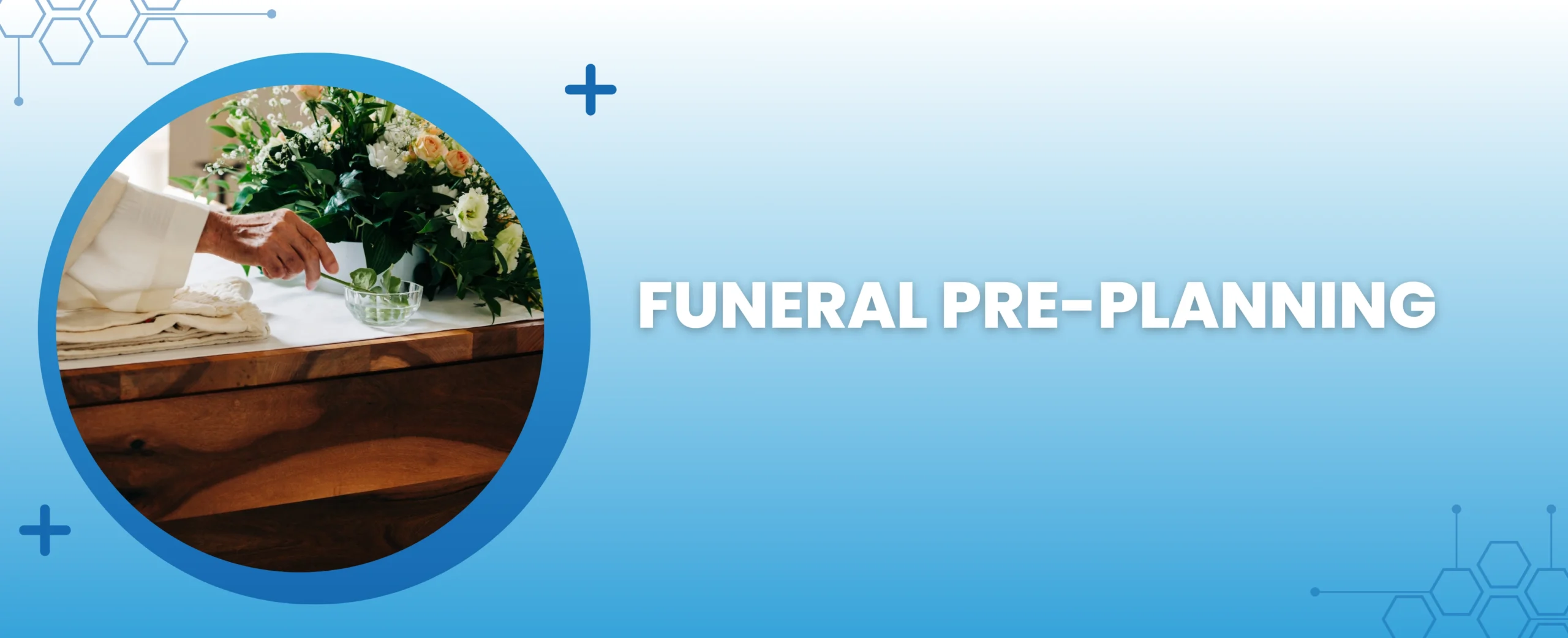 funeral pre-planning banner