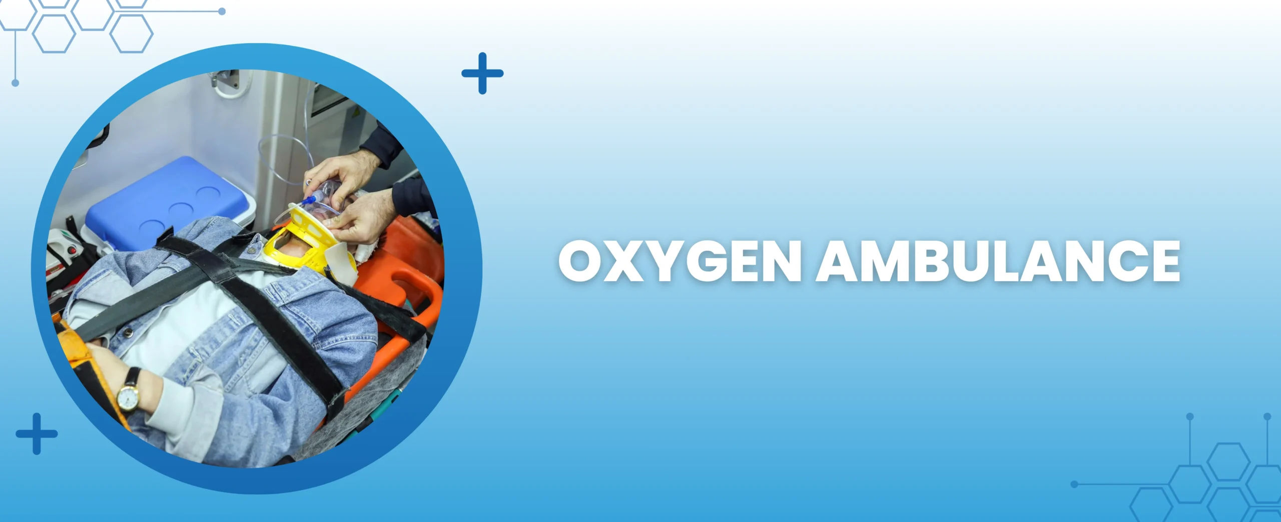 oxygen ambulance banner